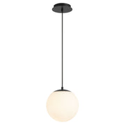 Luna 10" LED Pendant in Black