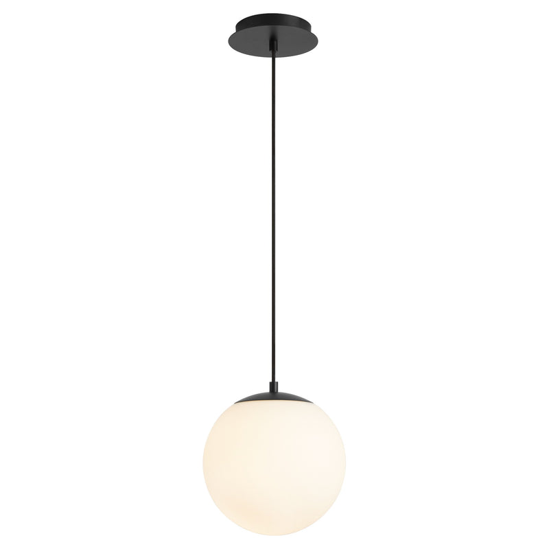 Luna 10" LED Pendant in Black