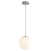 Luna 10" LED Pendant in Polished Nickel