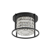 Élan 16" LED Semi-Flush Mount in Black