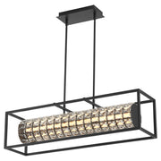 Élan 36" LED Linear Pendant in Black