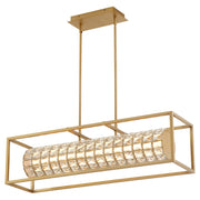 Élan 36" LED Linear Pendant in Aged Brass