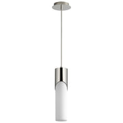 Ellipse 17" LED Mini Pendant in Polished Nickel