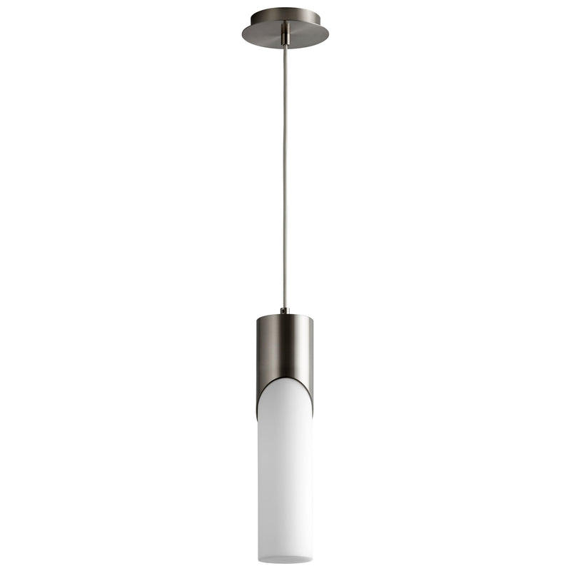 Ellipse 17" LED Mini Pendant in Satin Nickel