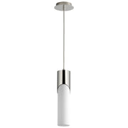Ellipse 17" LED Mini Pendant in Polished Nickel