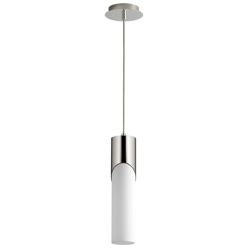 Ellipse 17" LED Mini Pendant in Polished Nickel