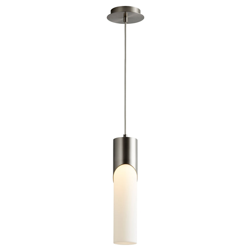 Ellipse 17" LED Mini Pendant in Satin Nickel