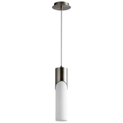 Ellipse 17" LED Mini Pendant in Satin Nickel