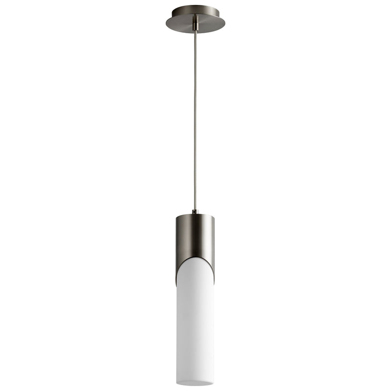 Ellipse 17" LED Mini Pendant in Satin Nickel