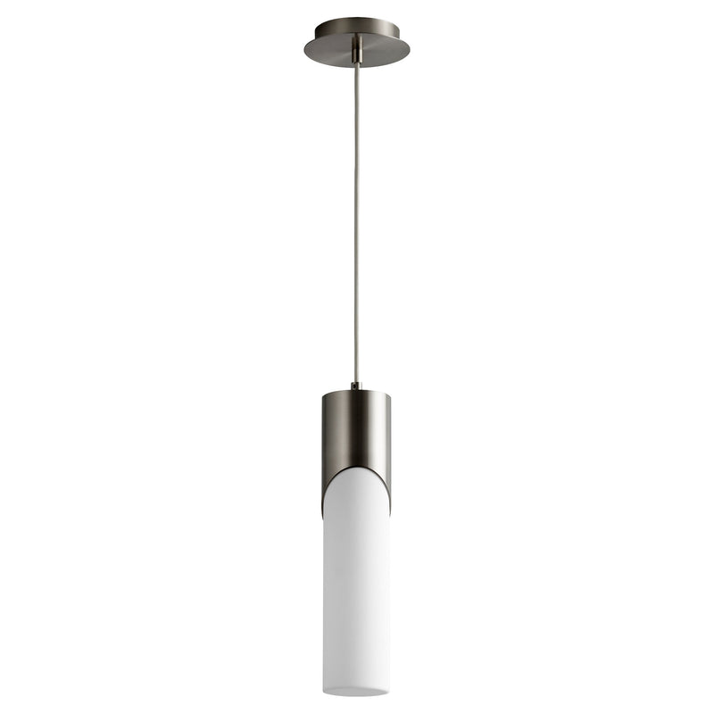 Ellipse 17" LED Mini Pendant in Satin Nickel