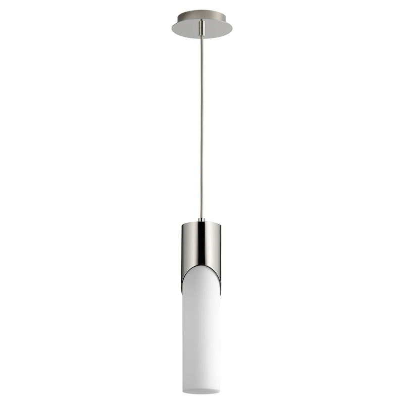 Ellipse 17" LED Mini Pendant in Polished Nickel