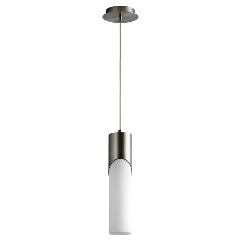 Ellipse 17" LED Mini Pendant in Satin Nickel