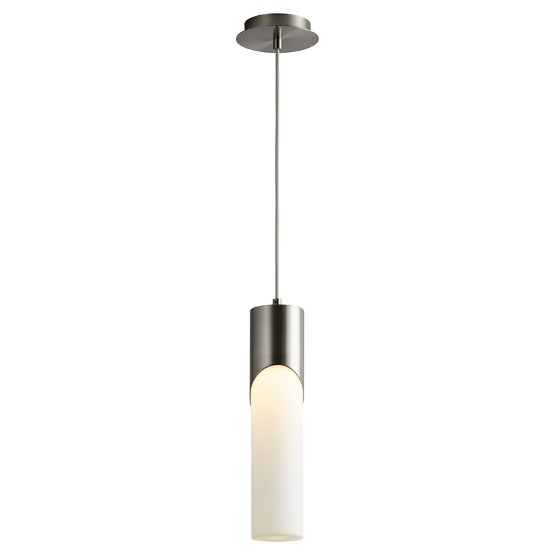 Ellipse 17" LED Mini Pendant in Satin Nickel