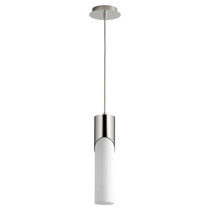 Ellipse 17" LED Mini Pendant in Polished Nickel