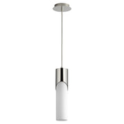 Ellipse 17" LED Mini Pendant in Polished Nickel