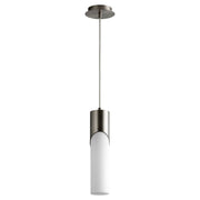 Ellipse 17" LED Mini Pendant in Satin Nickel