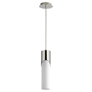 Ellipse 17" LED Mini Pendant in Polished Nickel