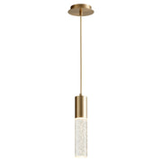 Spirit 13" LED Mini Pendant in Aged Brass