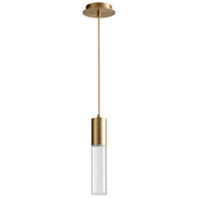Spirit 13" LED Mini Pendant in Aged Brass Aged Brass