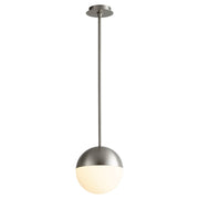 Mondo 10" LED Pendant in Satin Nickel