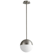Mondo 10" LED Pendant in Satin Nickel