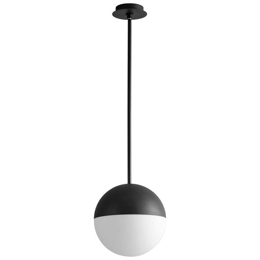 Mondo 12" LED Pendant in Black Black