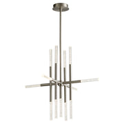 Moxy LED Chandelier in Satin Nickel