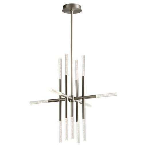 Moxy LED Chandelier in Satin Nickel