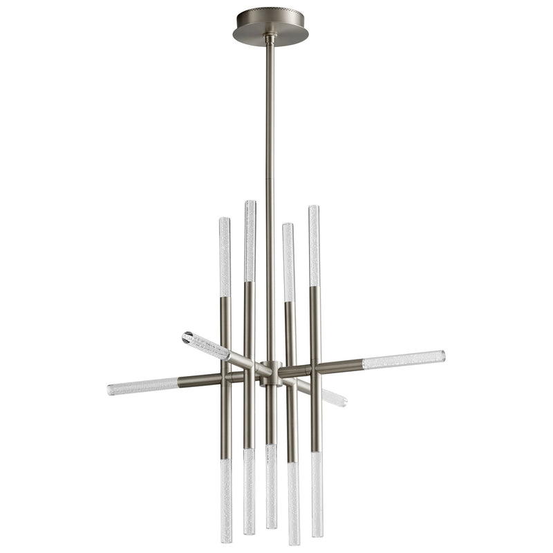 Moxy LED Chandelier in Satin Nickel