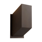 Uno Small LED Outdoor Wall Sconce in Oiled Bronze