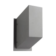 Uno Small LED Outdoor Wall Sconce in Gray