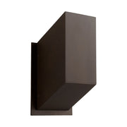 Uno Small LED Outdoor Wall Sconce in Oiled Bronze