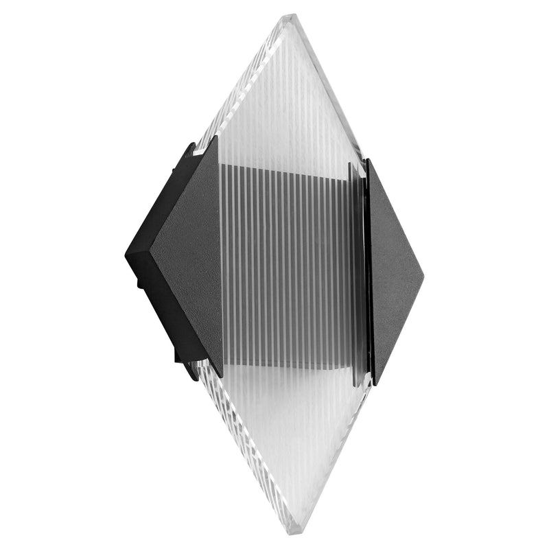 Nova 2 Light LED Outdoor Wall Sconce in Black