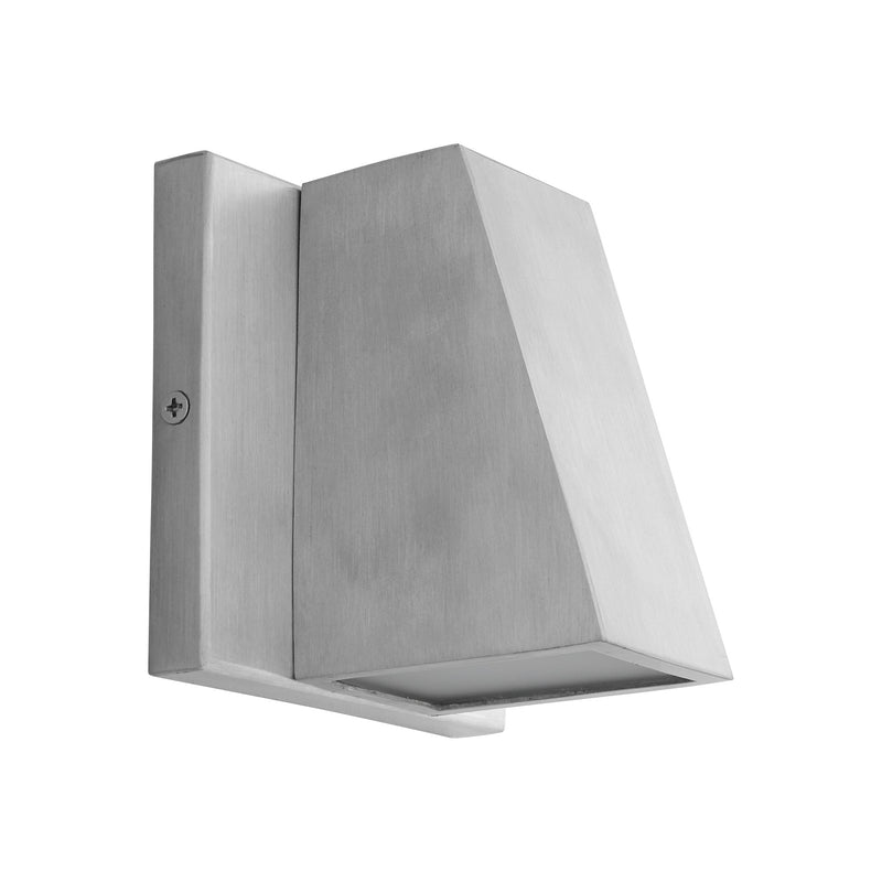 Titan LED Outdoor Wall Sconce in Brushed Aluminum