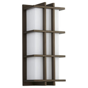 Telshor Small LED Outdoor Wall Sconce in Oiled Bronze