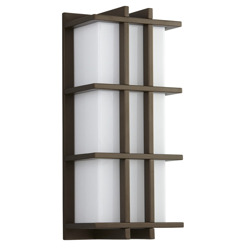 Telshor Small LED Outdoor Wall Sconce in Oiled Bronze