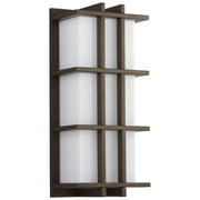 Telshor Small LED Outdoor Wall Sconce in Oiled Bronze