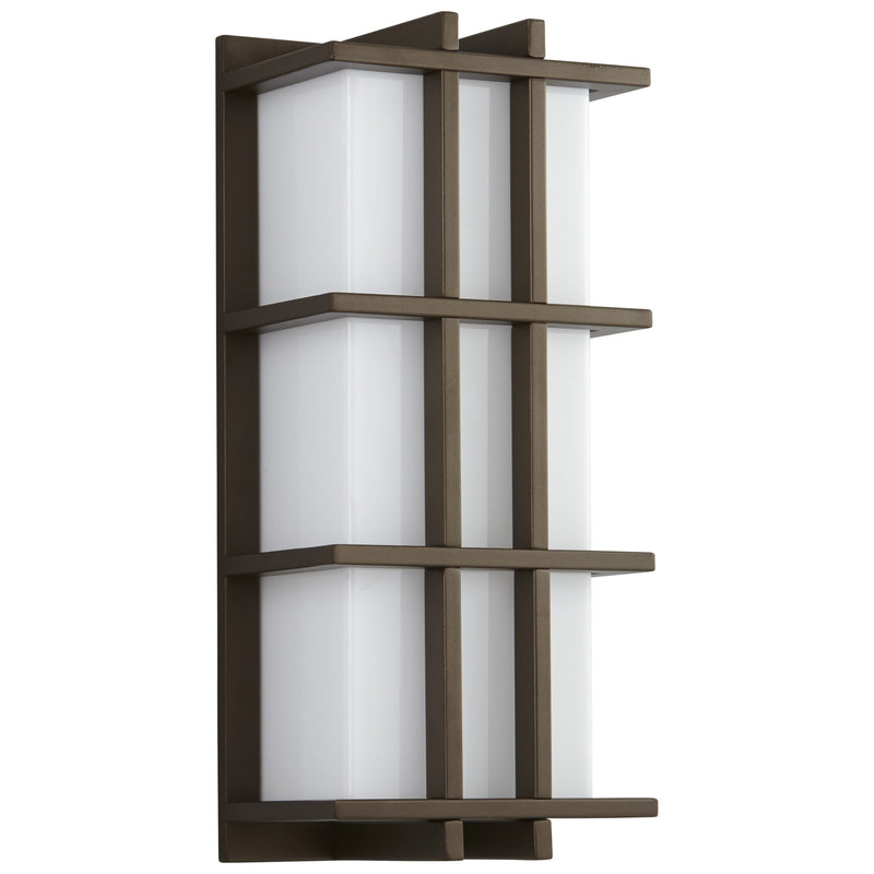 Telshor Small LED Outdoor Wall Sconce in Oiled Bronze