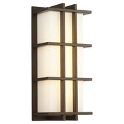 Telshor Small LED Outdoor Wall Sconce in Oiled Bronze