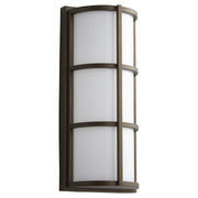 Leda Small LED Outdoor Wall Sconce in Oiled Bronze