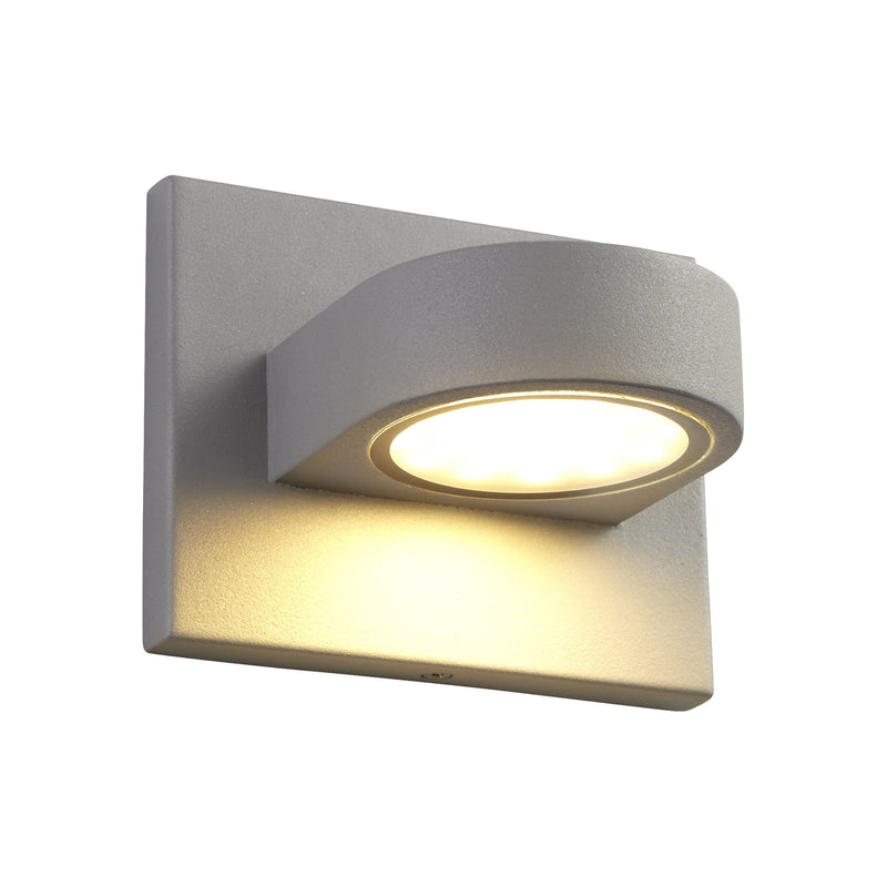 Eris Small LED Outdoor Wall Sconce in Gray