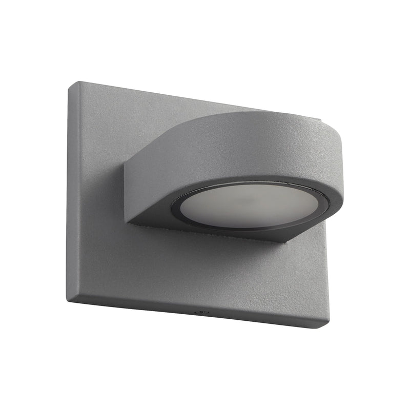 Eris Small LED Outdoor Wall Sconce in Gray