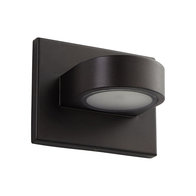 Eris Small LED Outdoor Wall Sconce in Oiled Bronze