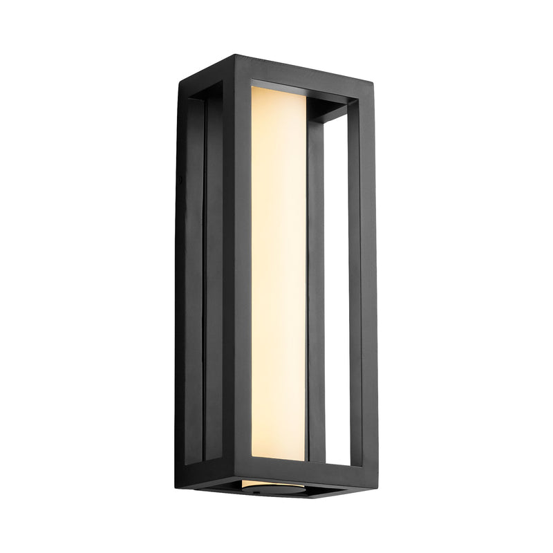 Aperto Medium LED Outdoor Wall Lantern in Black