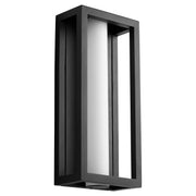 Aperto Large LED Outdoor Wall Lantern in Black