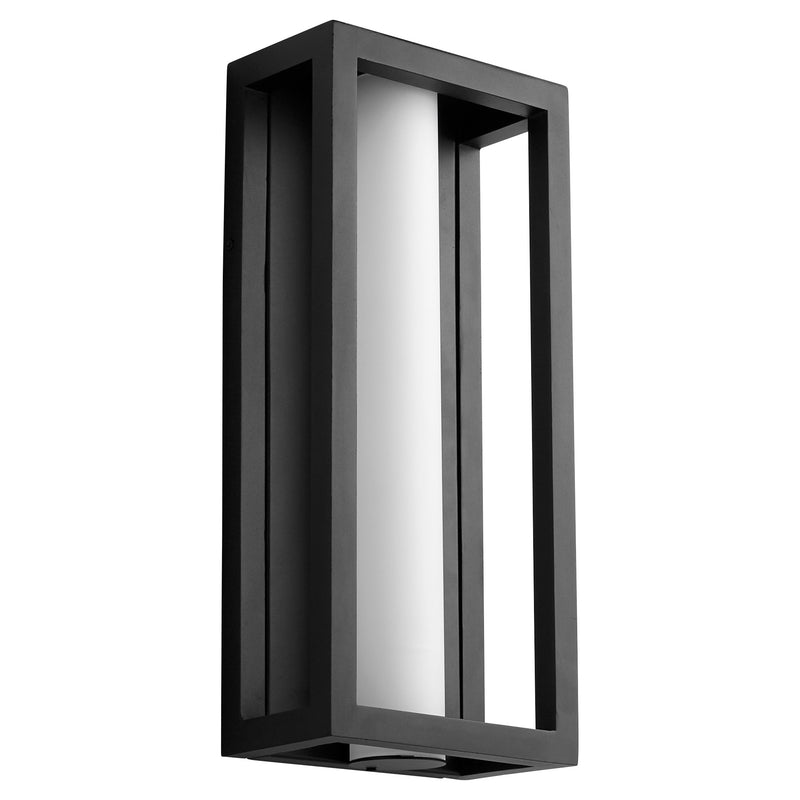 Aperto Large LED Outdoor Wall Lantern in Black