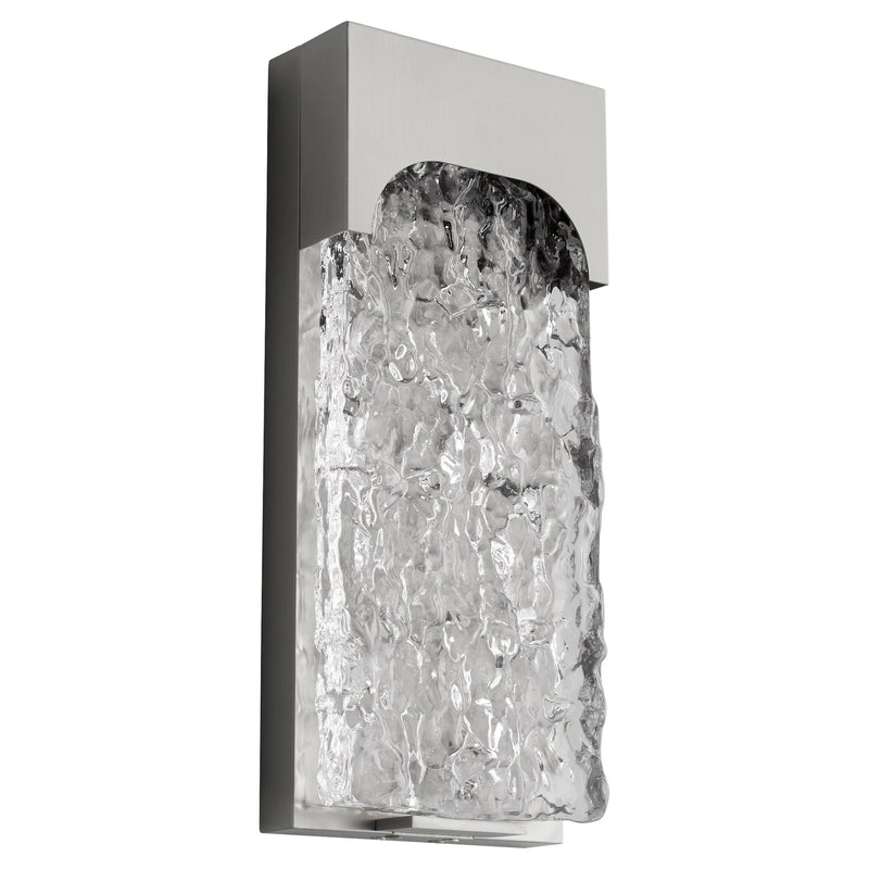 Nitro LED Outdoor Wall Sconce in Satin Nickel