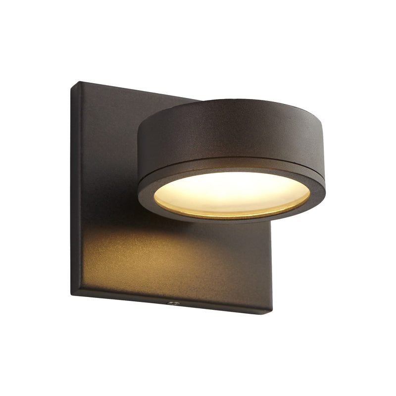 Ceres Small LED Outdoor Wall Sconce in Oiled Bronze