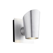Pilot 2 Light LED Outdoor Wall Sconce in Brushed Aluminum