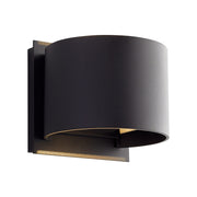 Kaldor LED Outdoor Wall Sconce in Black